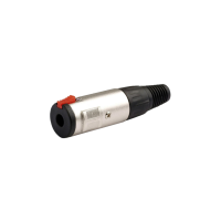 Accu-Cable - Jack 6.3mm Stereo Female Connector - 4er Pack
